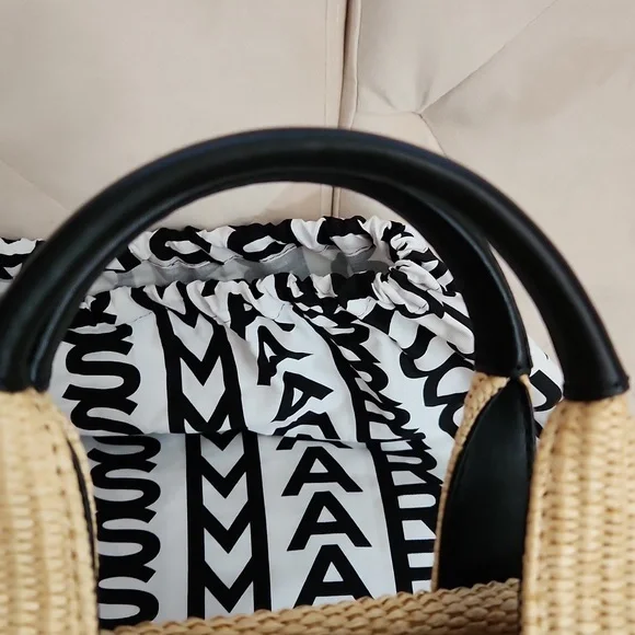 Final Price Drop Marc Jacobs Woven Tote Small - Picture 9 of 11